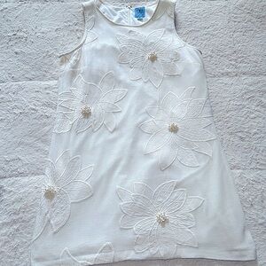 CECE Women’s Ivory  Floral Dress – Size 12
